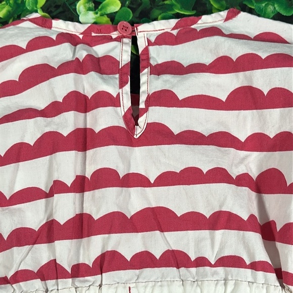 Hanna Andersson Wanna Play Tunic Dress size 120 size 6/7 pink white - Picture 3 of 14